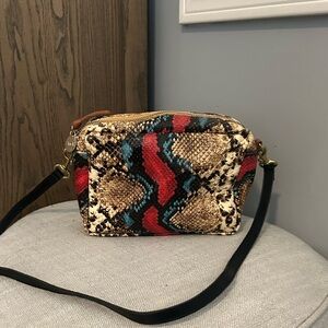 Clare V. Snake Midi Sac